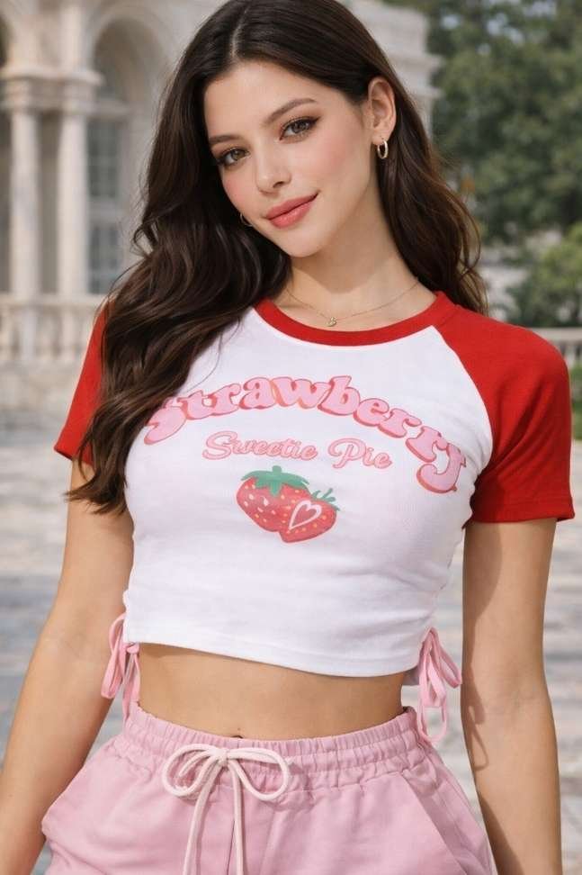 bartus casual printed women red top