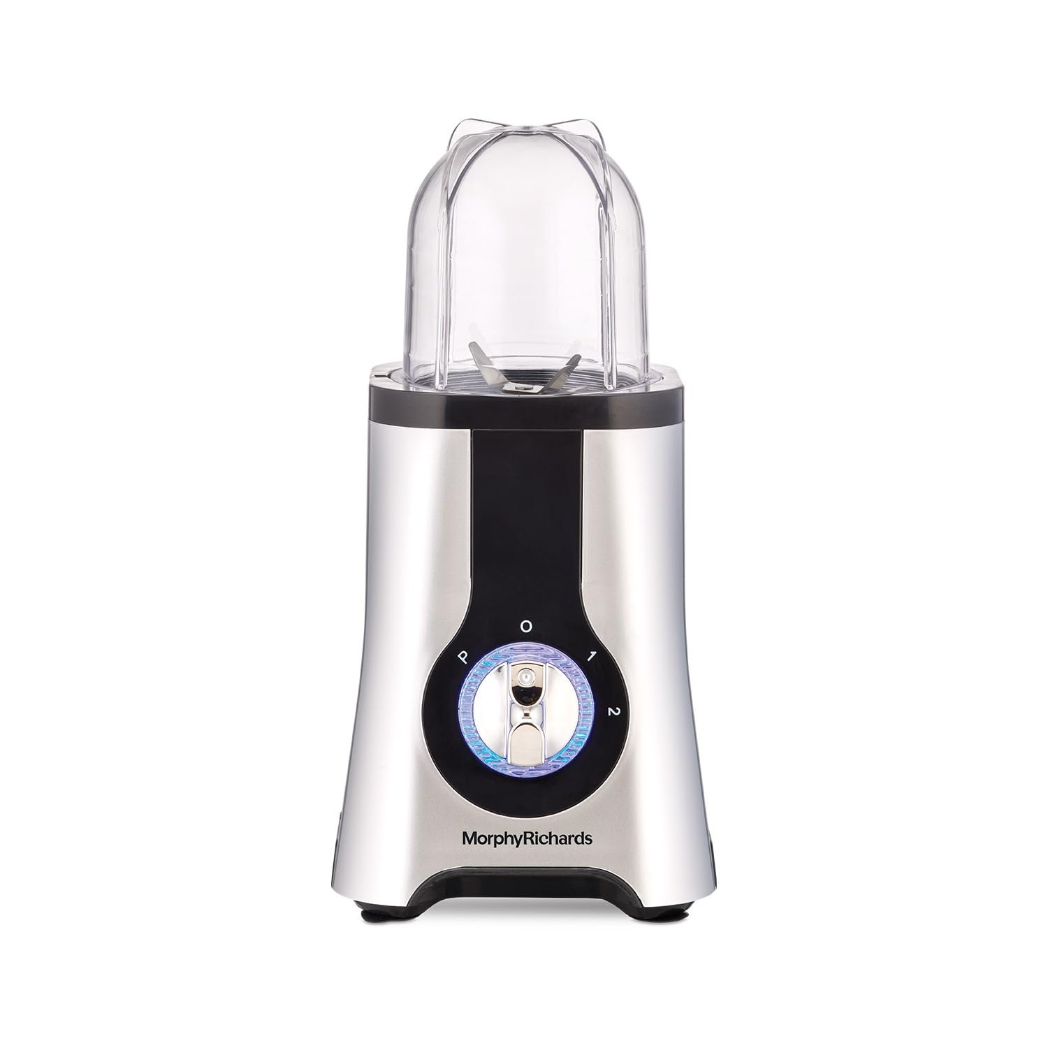 Morphy Richards 2-in-1 BlendMaster Table Blender 400W | Multifunctional: Blend & Grind | SS Blades | 2 Jars | 24,000 RPM High-Speed | 2-Speed + Pulse Mode | 2-Yr Warranty【Silver & Black】