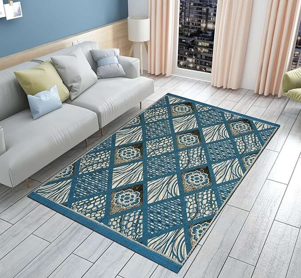 tijane light blue cotton carpet