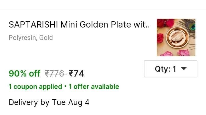 SAPTARISHI Mini Golden Plate with Turtle Tortoise 7 cm Feng Shui & Vastu Showpiece Price in India - Buy SAPTARISHI Mini Golden Plate with Turtle Tortoise 7 cm Feng Shui & Vastu Showpiece onlin