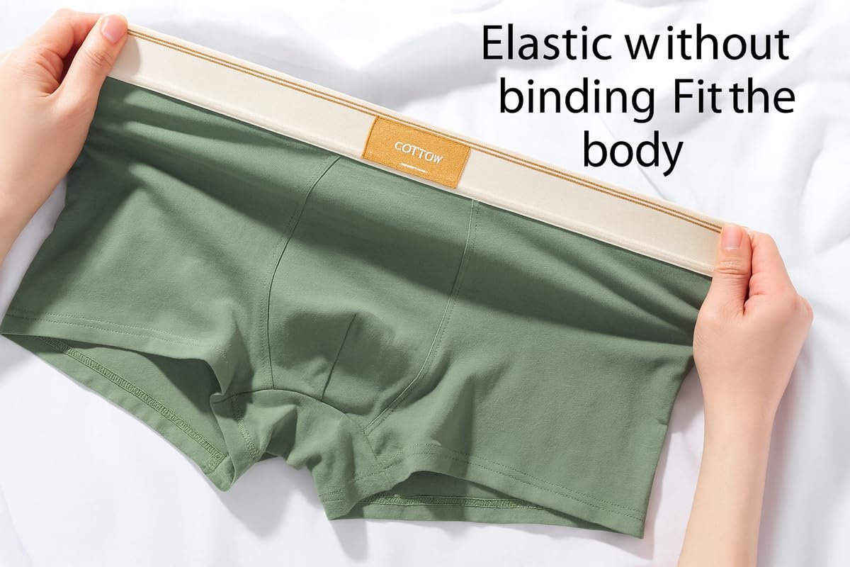 Lymio Men Underwear Trunk | Briefs | Premium Mens Underpants | Breathable Premium Cotton Trunk with Soft Elastic Waistband | Comfortable Stretch Fit | All-Day Fresh (Cotton-Pack of 3)