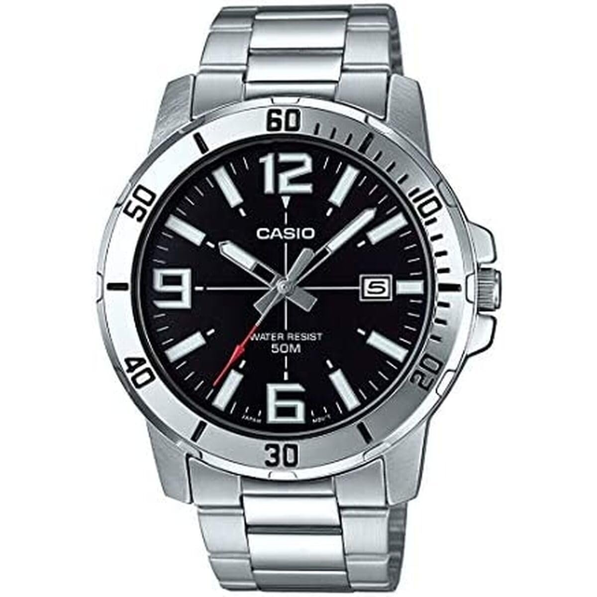 Casio Enticer Analog Black Dial Men's Watch - MTP-VD01D-1BVUDF (A1361)