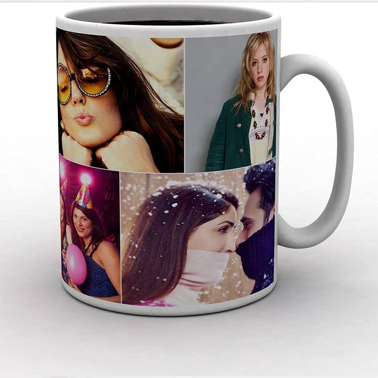 Personalized Raksha Bandhan Acrylic LED Lamp with Custom Photo (White Mug) | Night Light, Brother Sister, Free Rakhi Included, Custom Photo