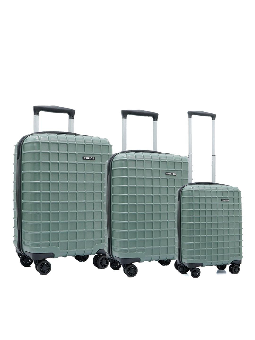 Buy Police Set Of 3 Trolley Suitcases -  - Accessories for Unisex