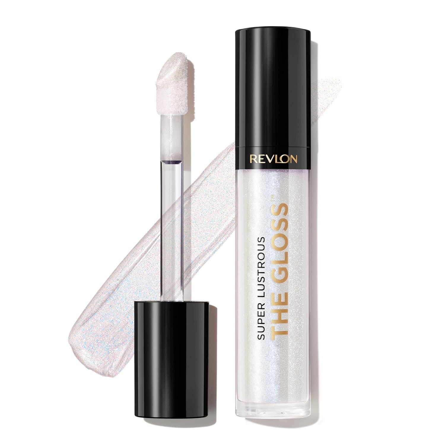 Revlon Super Lustrous The Gloss, Non-Sticky, High Shine Glossy Finish, Lightweight Moisture Enriched With Agave, Moringa Oil Capuacu Butter - Frost Queen(304), 3.8ml