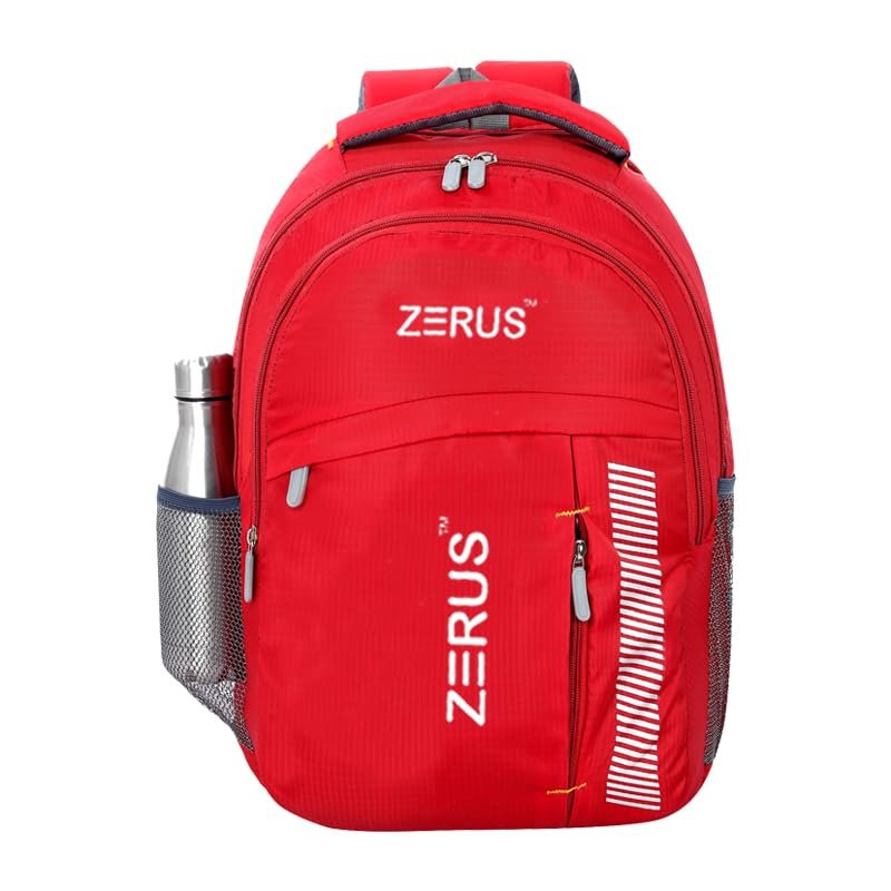 ZERUS Backpacks for Men Women Boys & Girls Stylish & Spacious School Bag College Bag Office and Travel Bags with Multiple Compartments