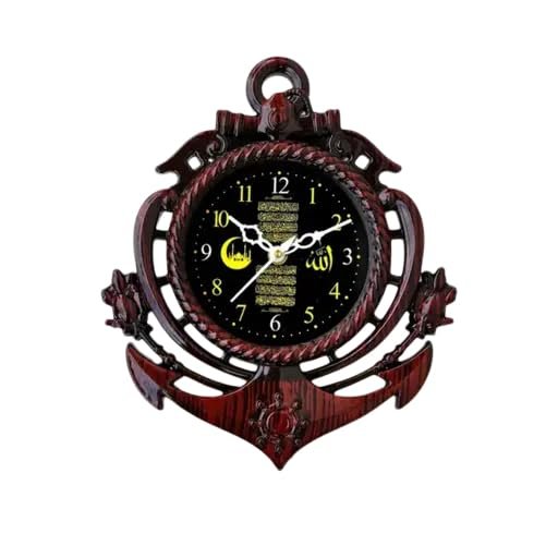 BHATI Traders Analog Wall Clock for Home Décor Silent Movement Decorative BHATI_Clock_129Brown1