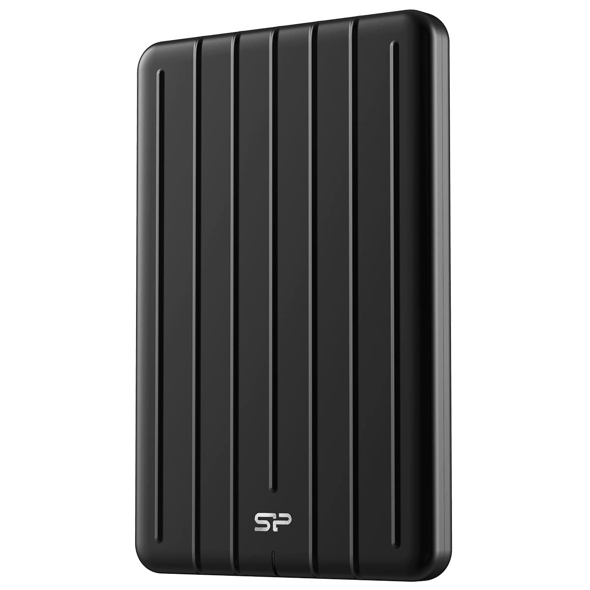SP Silicon Power 2Tb Portable Ssd, USB-C, Aluminum Case USB 3.2 Gen 2 Type-C External Solid State Drive, Up to 520Mb/S, Bolt B75 Pro Series