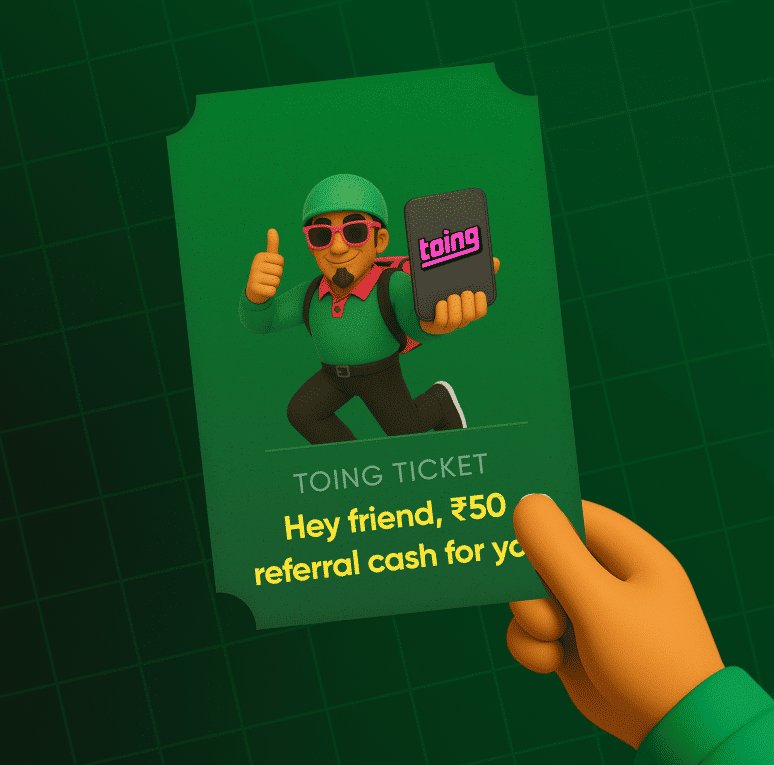 Claim Toing Ticket from your friend