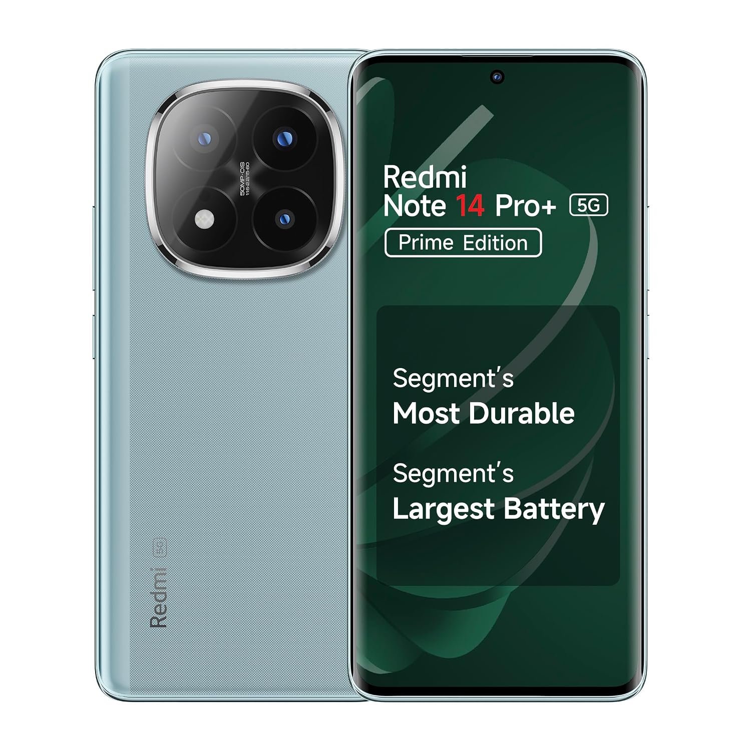 Redmi Note 14 Pro+ 5G Prime Edition (Spectre Blue, 8GB RAM, 256GB Storage) | Snapdragon 7s Gen 3 Processor | AMOLED Display | Dual Nano-SIM | 6200mAh Battery | Corning Gorilla Glass Victus 2