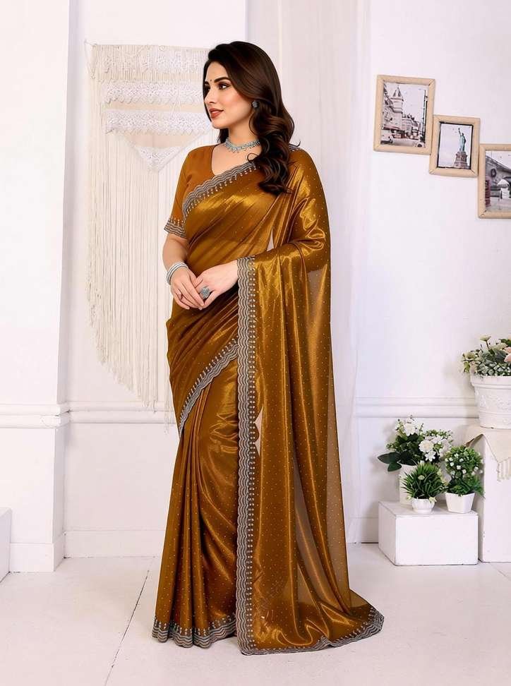 kashvi sarees embellished applique self design bollywood net lace saree unstitched blouse