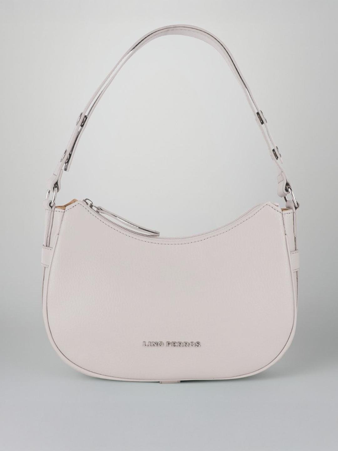 Buy Lino Perros Women Beige Solid Structured Shoulder Bag -  - Accessories for Women