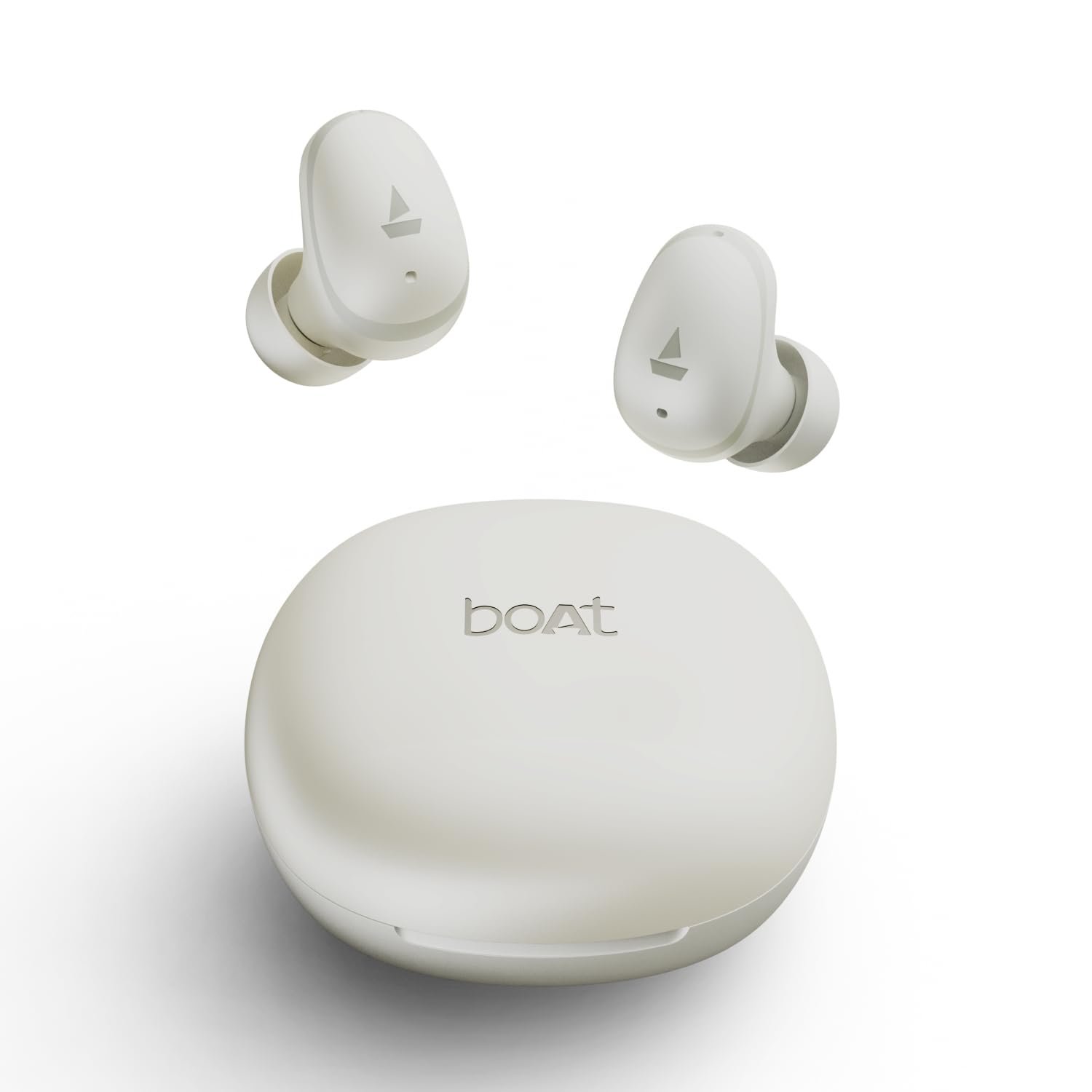 boAt Airdopes Plus 214, Up to 55 Hrs Playtime, Dual Mics with ENx™ Tech, Sleek Bean Design, 10mm Drivers, Voice Assistant, BEAST™ Mode, ASAP™ Charge, IWP™ Technology TWS Earbuds with mic (Silver Mist)