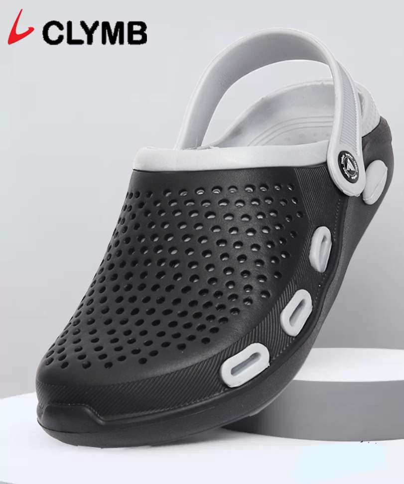 clymb men grey clogs