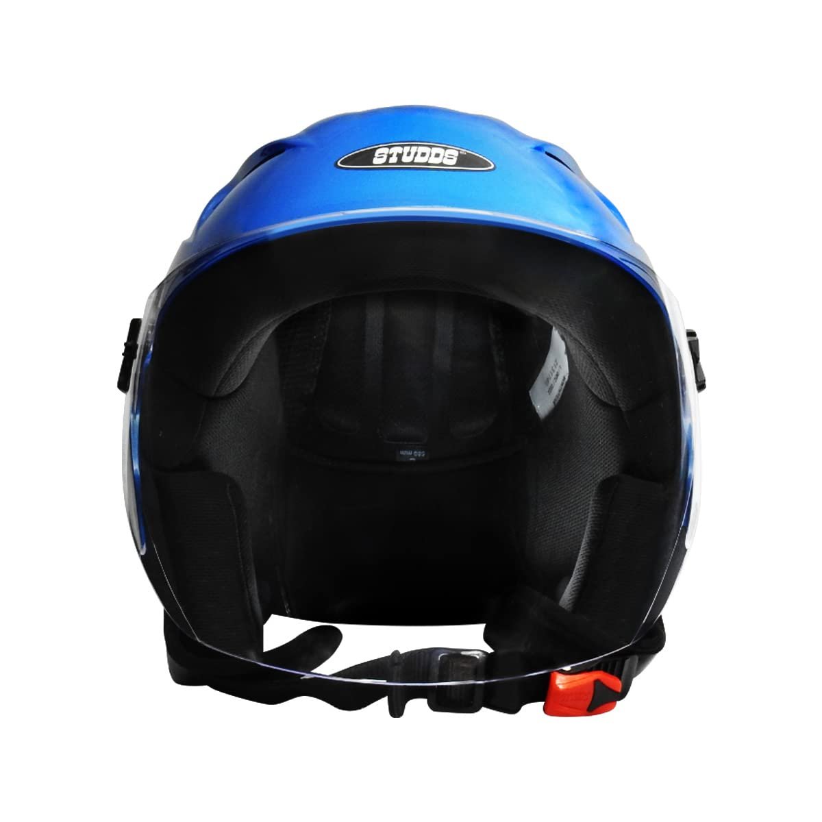 STUDDS RAY Super Open FACE Helmet for Men and Women Dapper Blue L