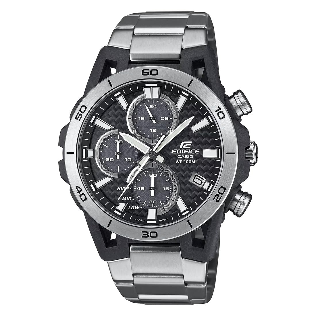 Casio Edifice EQS-960D-1AVUDF Analog Silver Dial Men (ED628)