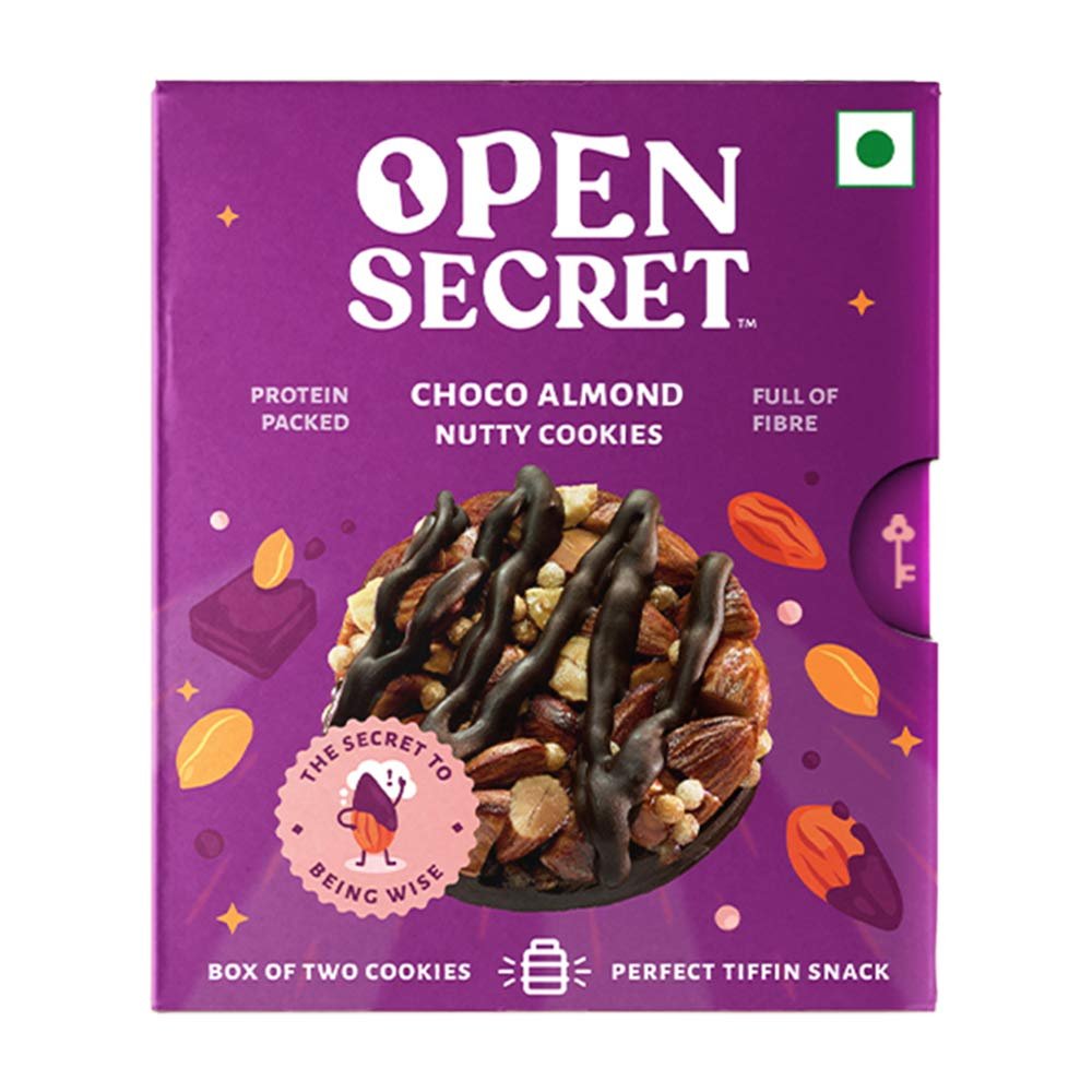 Open Secret Cookies | 14 Boxes, 2 Cookies Each | Healthy Snacks, Cookies Gift Hamper, Cookies Biscuits, Cookies Gift Packs, Healthy High Protein, No Added Maida, Gifts (14 X 2 = 28)