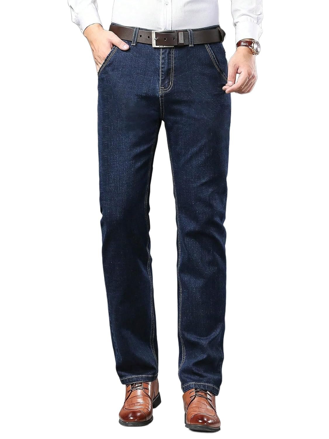 URBAN POCKETS Jeans for Men | Denim Pants with Straight Fit & Formal Look (Regular-U08-U09)