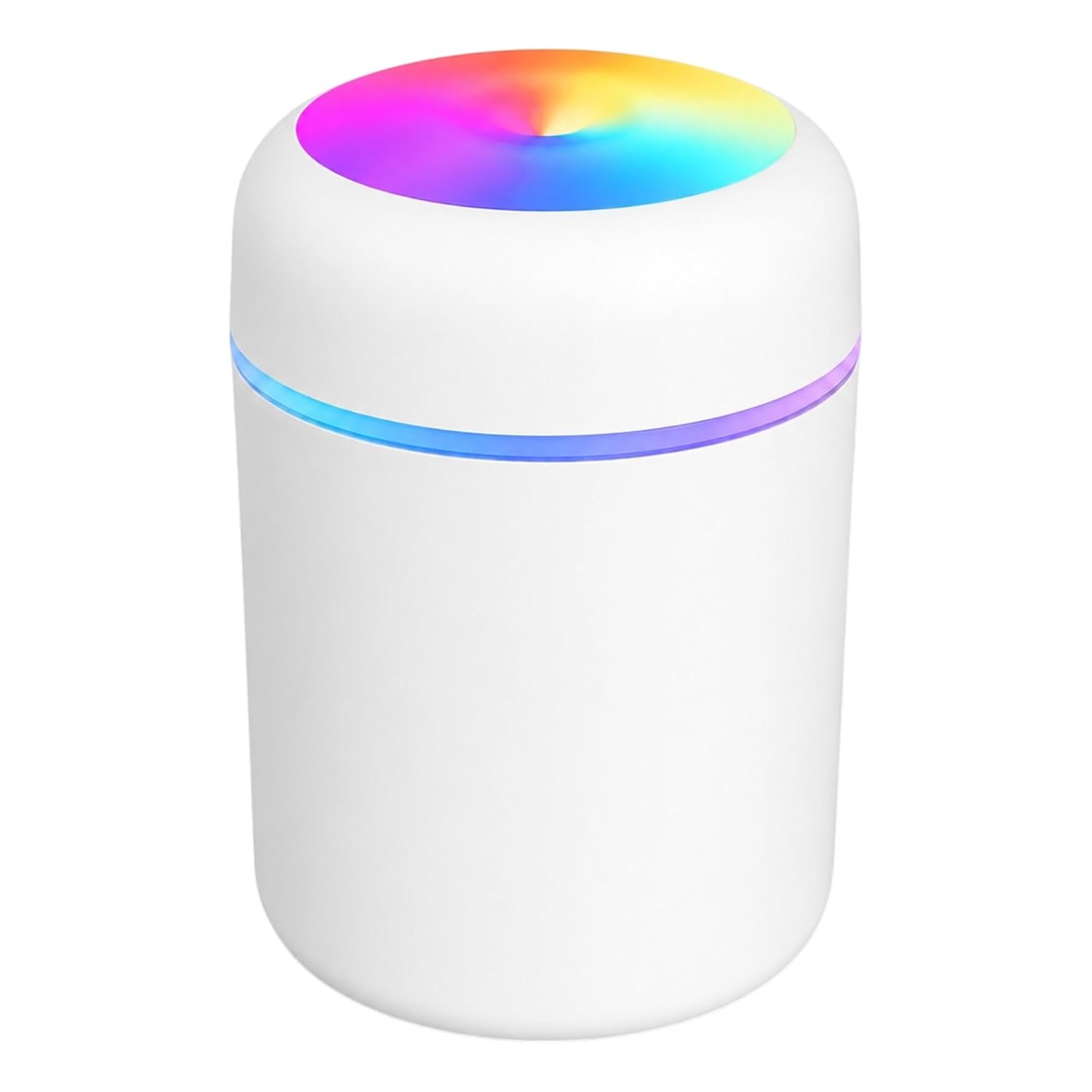 SELLER ZONE Humidifiers with Colorful Light for Room, Bedroom, Office, Car (White) Don't use Essential, 300 ml