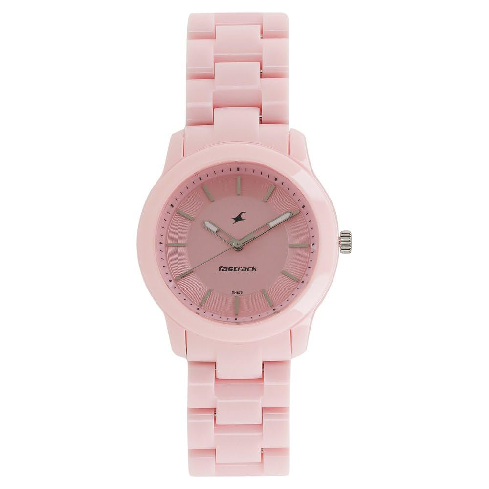 Fastrack Trendies Analog Pink Dial Women's Watch NM68006PP04/NN68006PP04