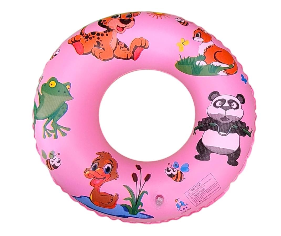Protoner Inflatable Swimming Ring, 50-90 cm,Pool Float, Multicolor (50 cm)