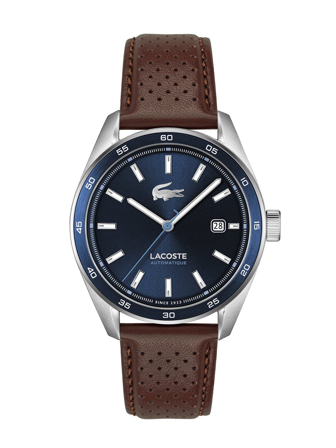 Buy Lacoste Men Boston Leather Analogue Automatic Motion Powered Watch 2011377 -  - Accessories for Men