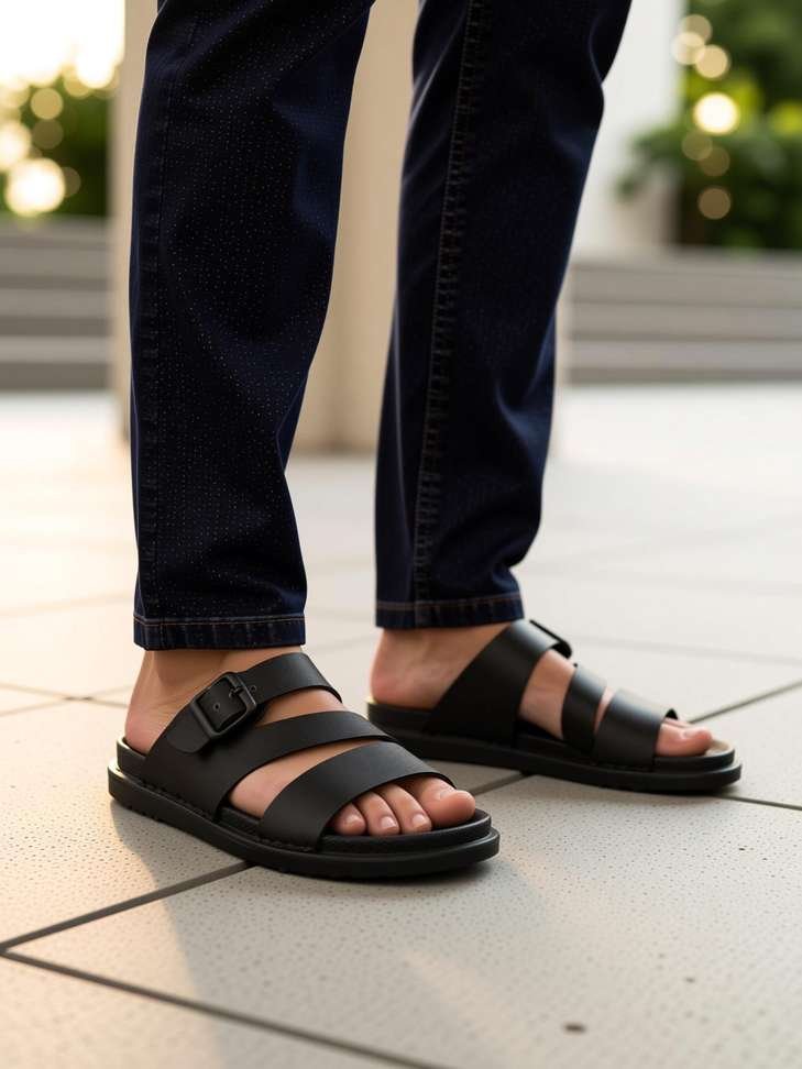 nextstyle men black sandals