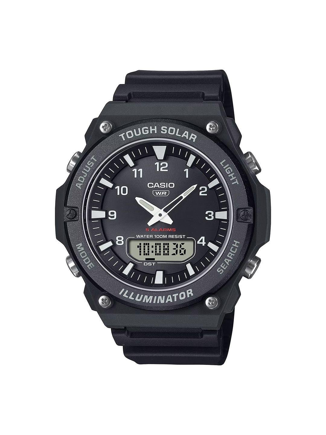 Buy CASIO Men Dial & Straps Analogue And Digital Chronograph Solar Powered Watch AD286 -  - Accessories for Men