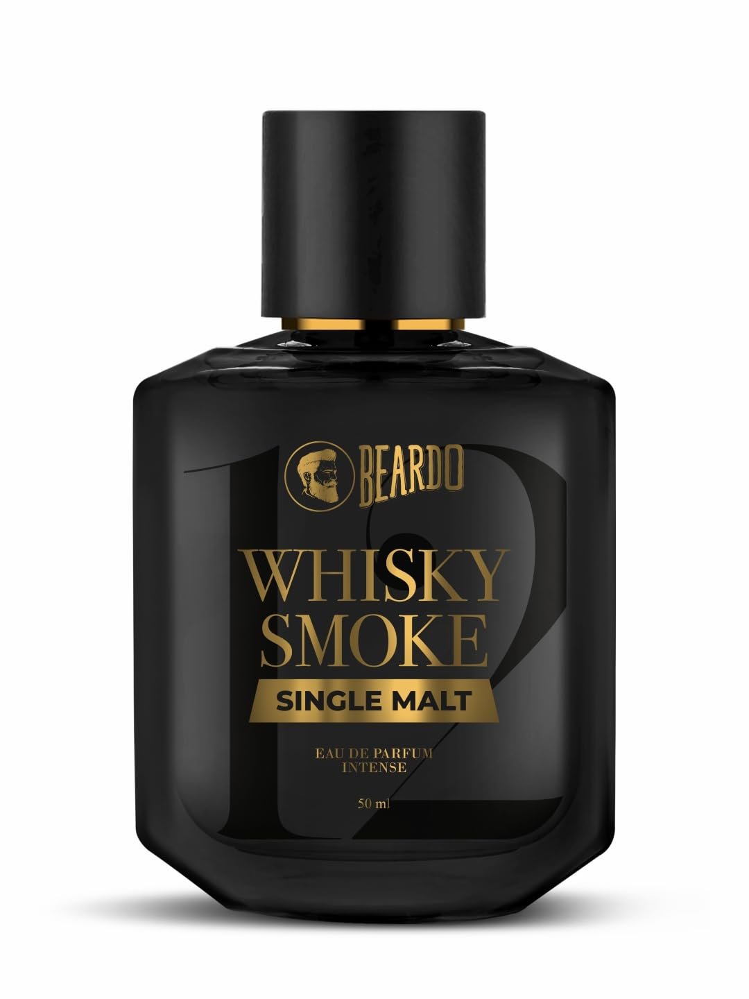 BEARDO SINGLE MALT Whisky Smoke Perfume For Men, 50Ml | Intense Eau De Parfum - Highly Concentrated | Spicy, Woody - Oudh - Luxury Perfume | Gift For Husband | Gift For Boyfriend