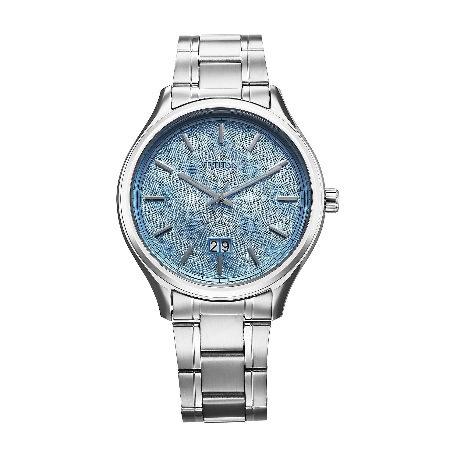 Titan Palette of Colours Quartz Blue Dial Watch for Men