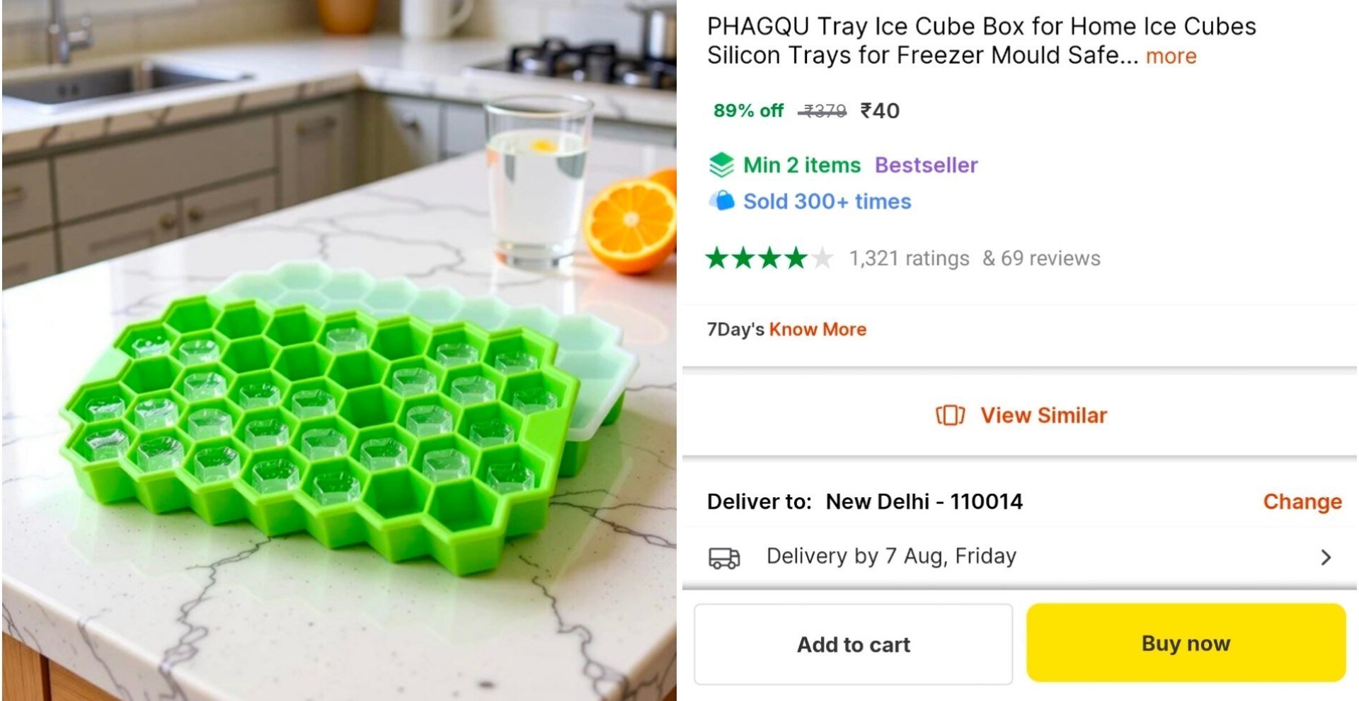 PHAGQU Tray Ice Cube Box for Home Ice Cubes Silicon Trays for Freezer Mould Safe Green Silicone Ice Cube Tray Price in India - Buy PHAGQU Tray Ice Cube Box for Home Ice Cubes Silicon Trays for Freezer