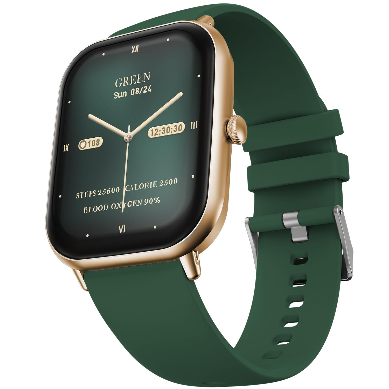 Fire-Boltt Ninja Call Pro Max Bluetooth Calling Smart Watch, 2.01" HD Display, 120+ Sports Modes, Health Suite, AI Voice Assistance, SpO2 & Heart Rate Monitor Smartwatch for Men & Women - 
