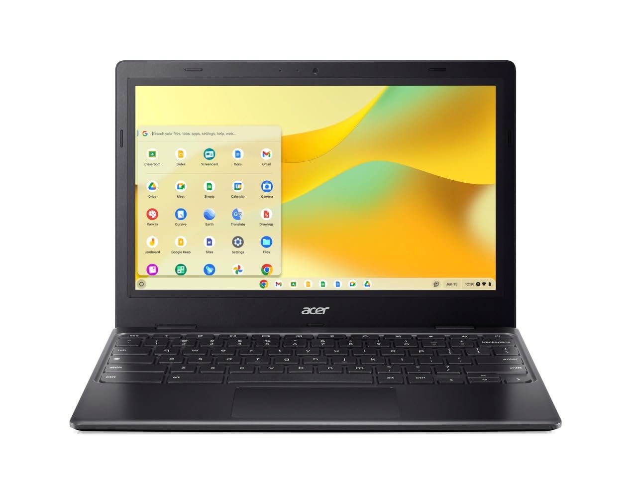 Acer Chromebook, Intel Celeron- N4500 Processor, 4GB LPDDR4 RAM, 32GB eMMC, 29.46cm /11.6" inch HD Display, Chrome OS, Intel UHD Graphics,WiFi 5, Black, 1.2 KG, CO731, Thin & Light Laptop