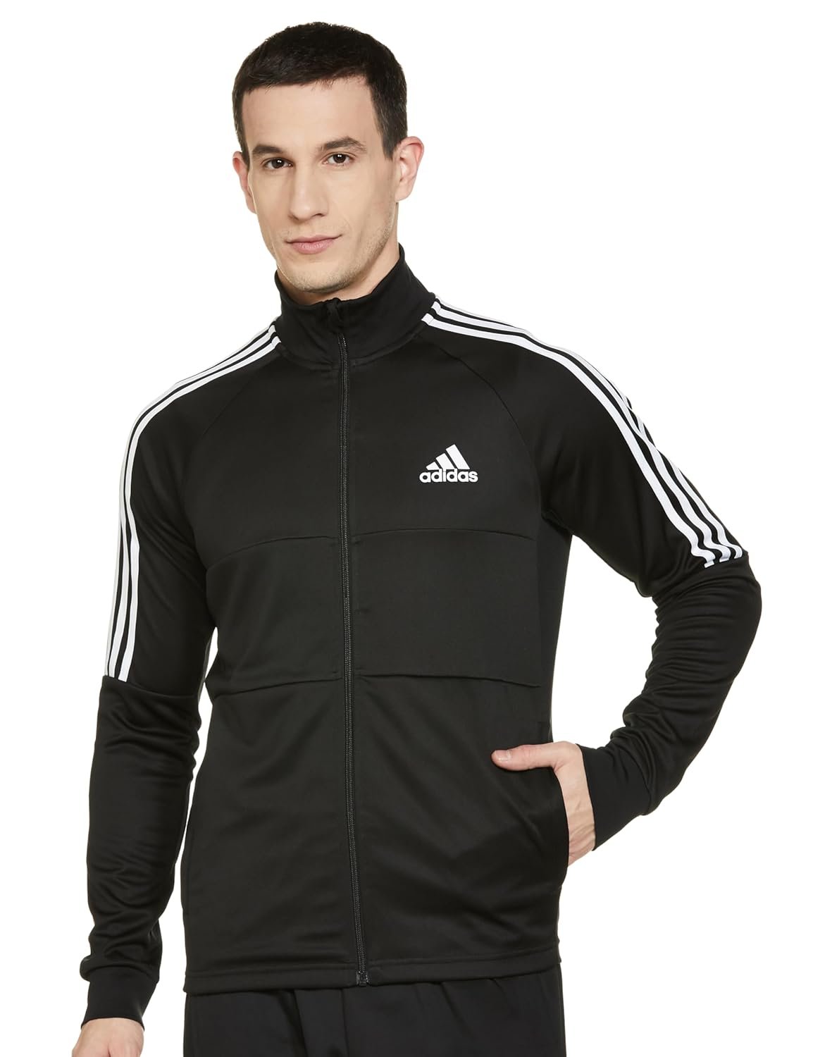 adidas Men's 100% Polyester Regular A-Line Coat