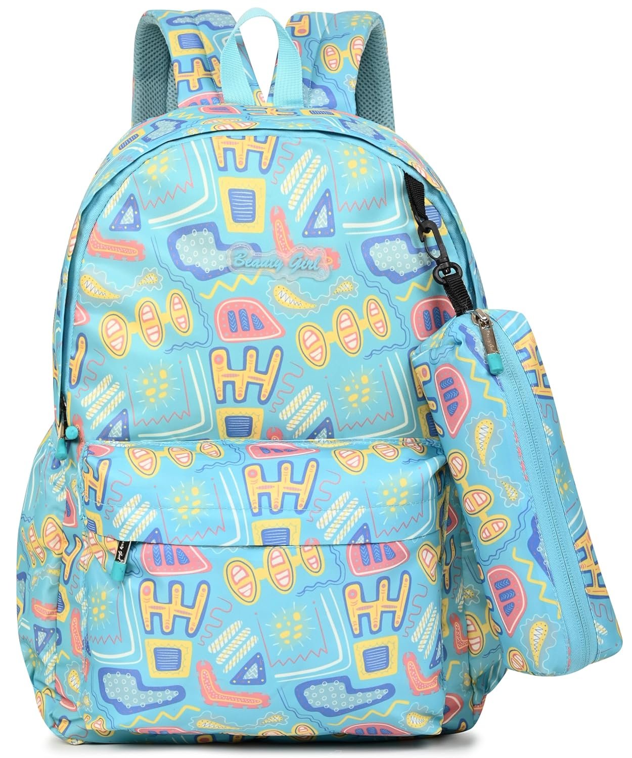 BEAUTY GIRLS LAPTOP BACKPACK|COLLEGE BACKPACK|SCHOOL & TUTION BAG|10 TO 12 IN LAPTOP SLEEVE | 15 L LAPTOP BAG |WATER RESISTANT FOR GIRLS & WOMEN