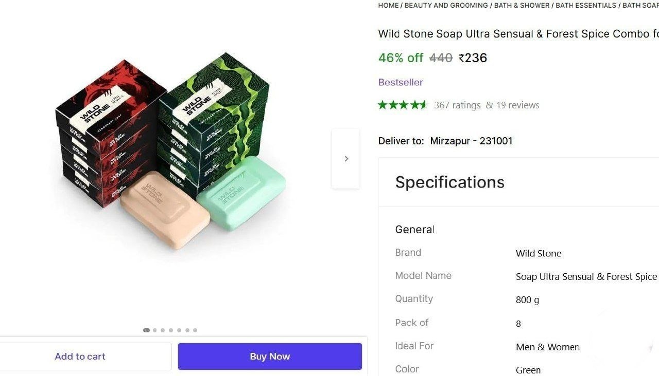 Wild Stone Soap Ultra Sensual & Forest Spice Combo for Men | 100gm Each | Price in India - Buy Wild Stone Soap Ultra Sensual & Forest Spice Combo for Men | 100gm Each | online at Shopsy.in