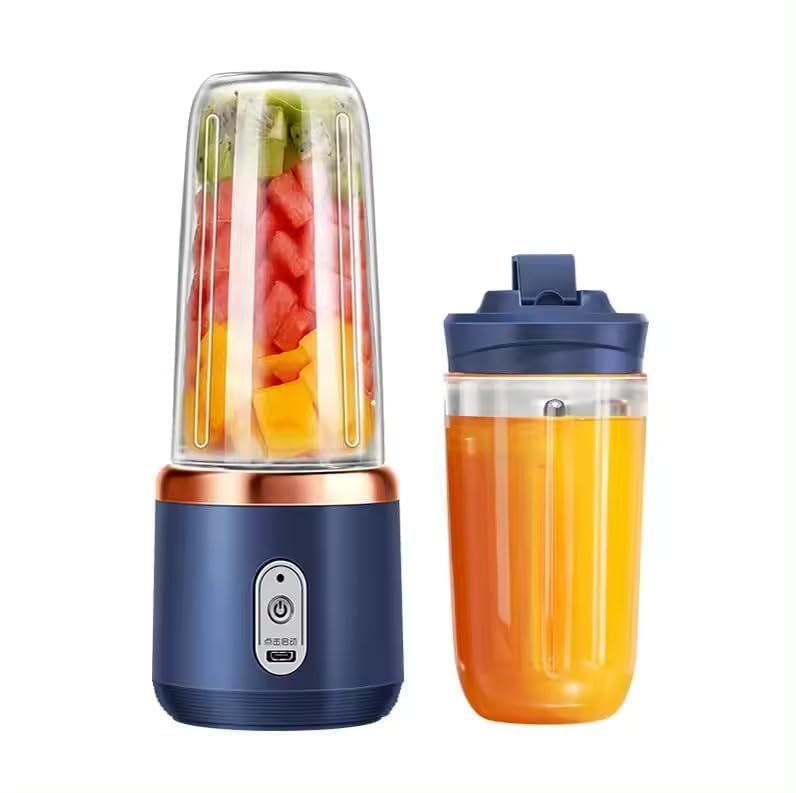 Portable Blender USB Rechargeable 6 Blades Mini Juicer | 1500mAh Battery, 3 Gear Settings, Smoothie Maker, Personal Blender, USB Rechargeable