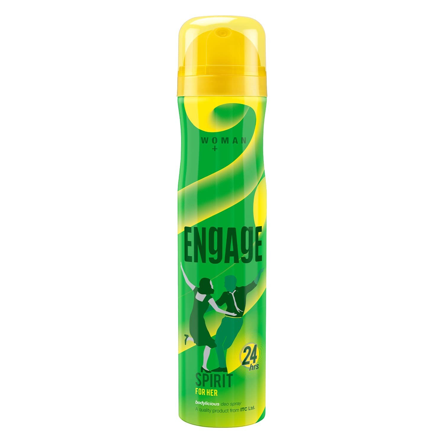 Engage Spirit Deodorant Spray for Women 150ml | Citrus & Floral | 24hr Freshness | Long Lasting | Skin Friendly | Dermat Tested | Deodorants Woman | Body Spray Women | Try Engage W1 & W2 Perfu