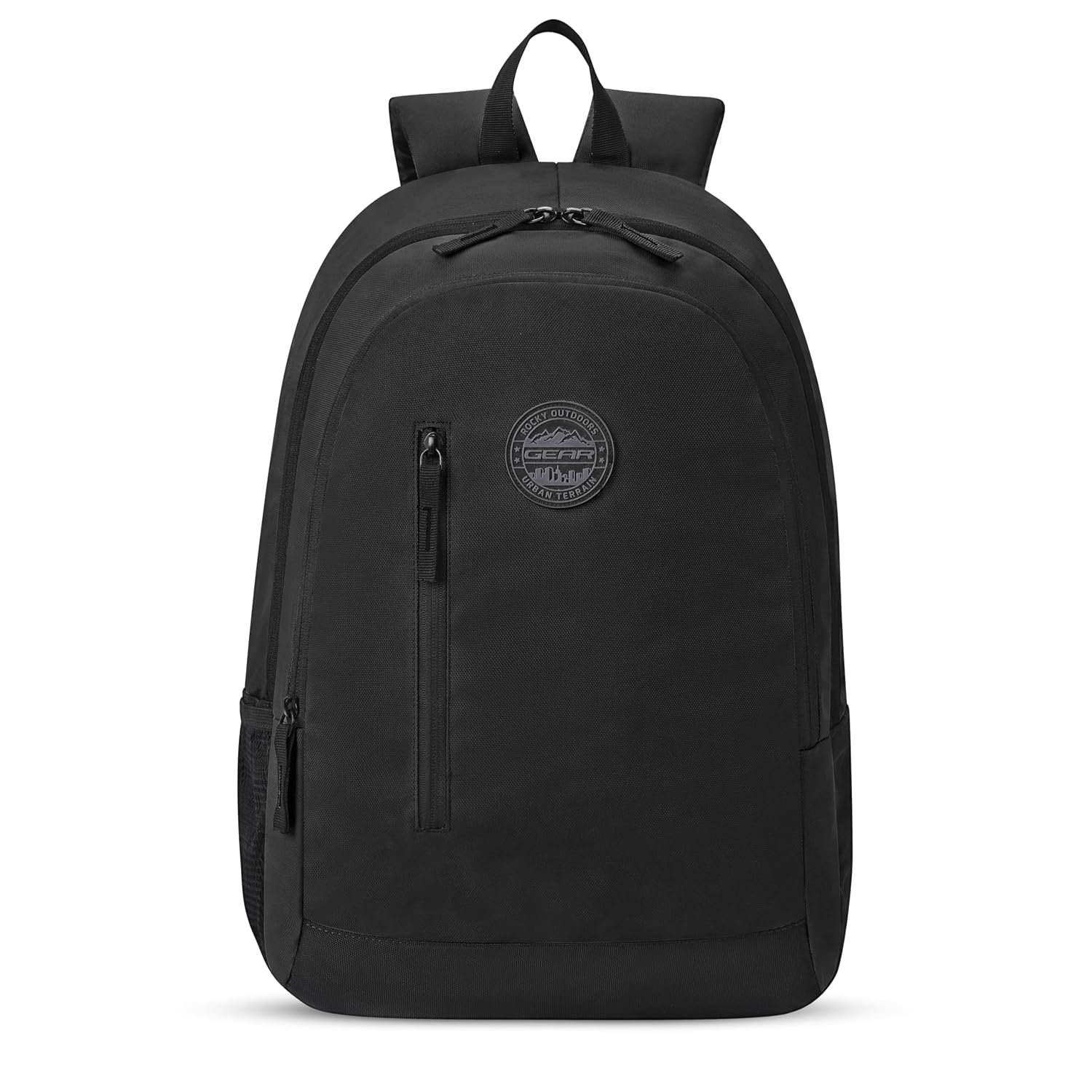 Gear Eco 4 18"/19L Medium Water Resistant Daypack | Casual Backpack | Travel Backpack for Men/Women (Black - Black)