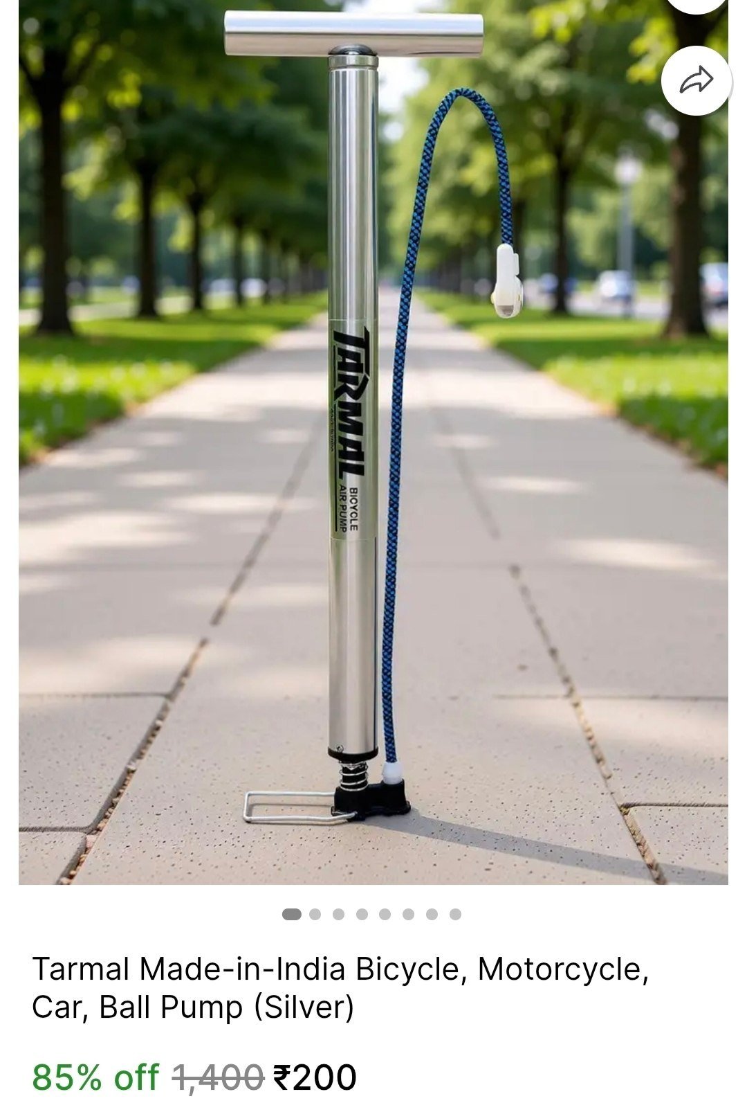 Tarmal Made-in-India Bicycle, Motorcycle, Car, Ball Pump Price in India - Buy Tarmal Made-in-India Bicycle, Motorcycle, Car, Ball Pump online at Shopsy.in