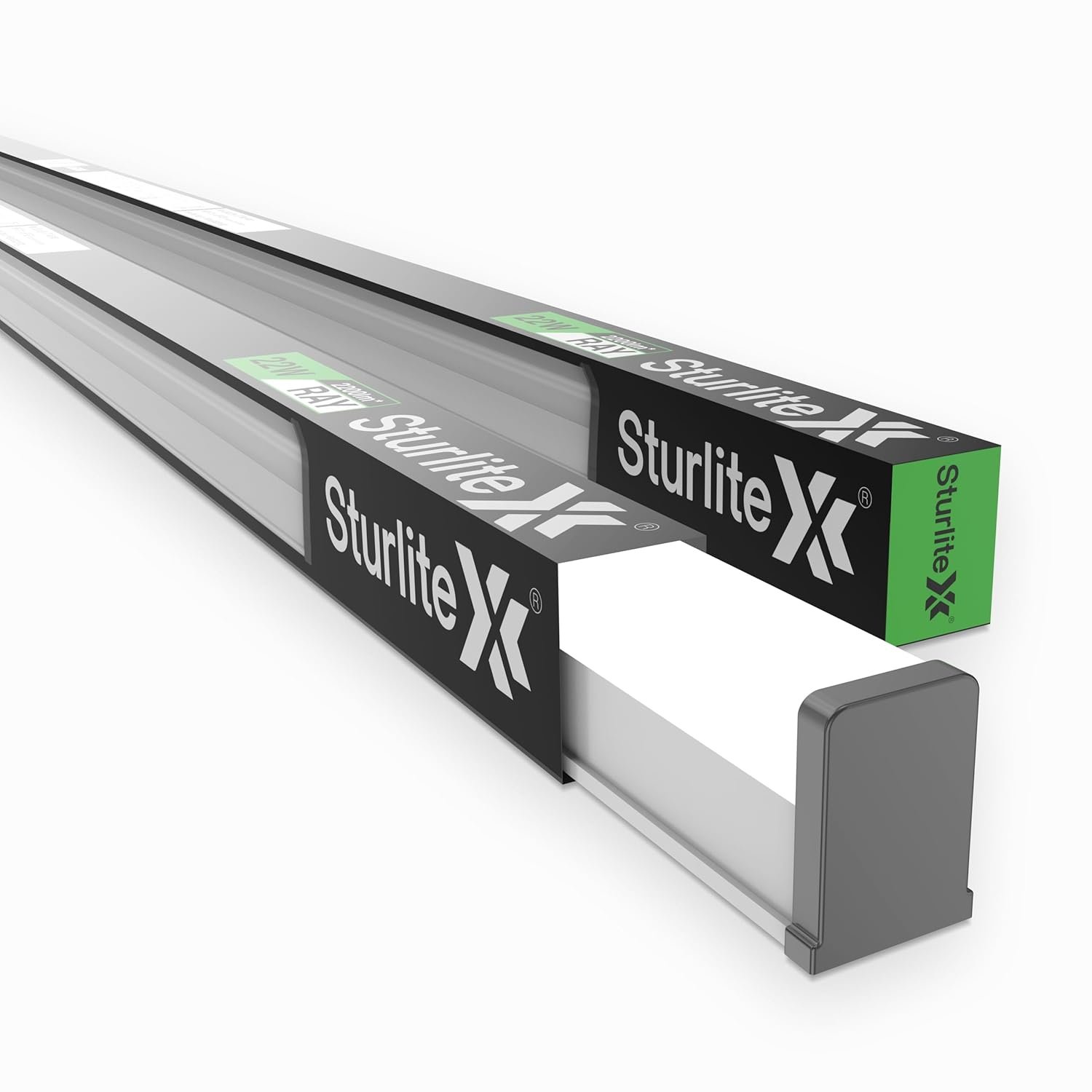 Sturlite Ray 22 Watt LED Batten| 6500K Cool White Color Temperature Tube light| Sleek Elegant Design With CRI Tech| 25000 Hrs Rated Life| 2200 Lumens - Pack of 2
