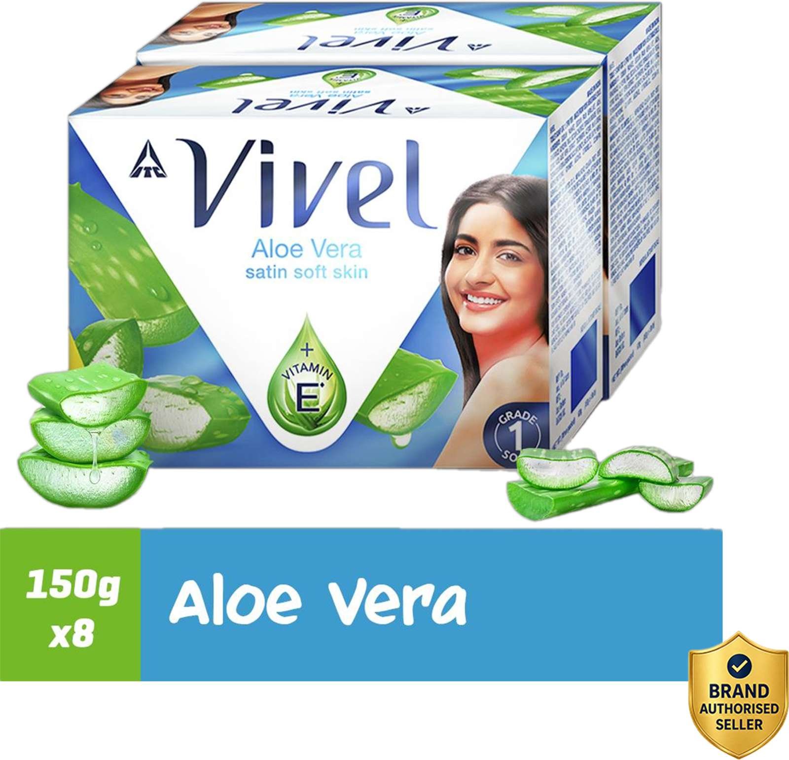 vivel aloe vera grade 1 bathing soap highest 76 tfm vitamin e