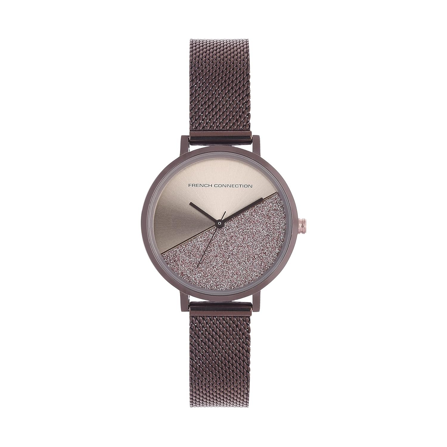 French Connection Analog Women's Watch (Dial Colored Strap)