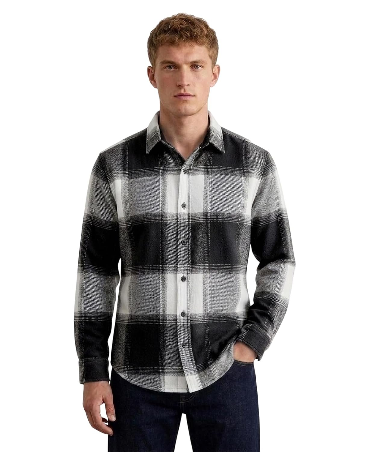 DEELMO Checkered Collared Breathable Available