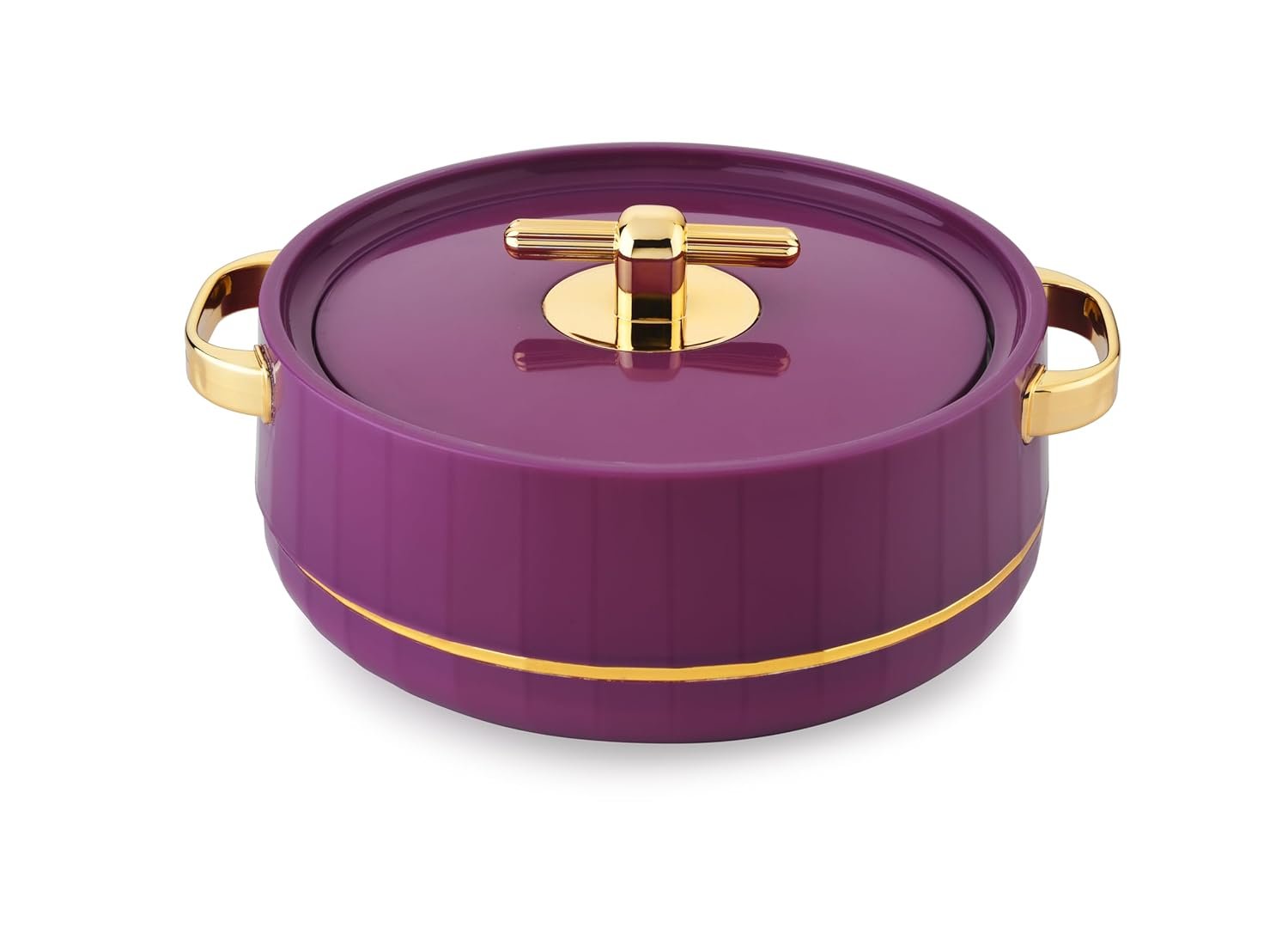 Deluxe Decor Inner Stainless Steel Insulated Casserole Thermoware Casserole (Purple)