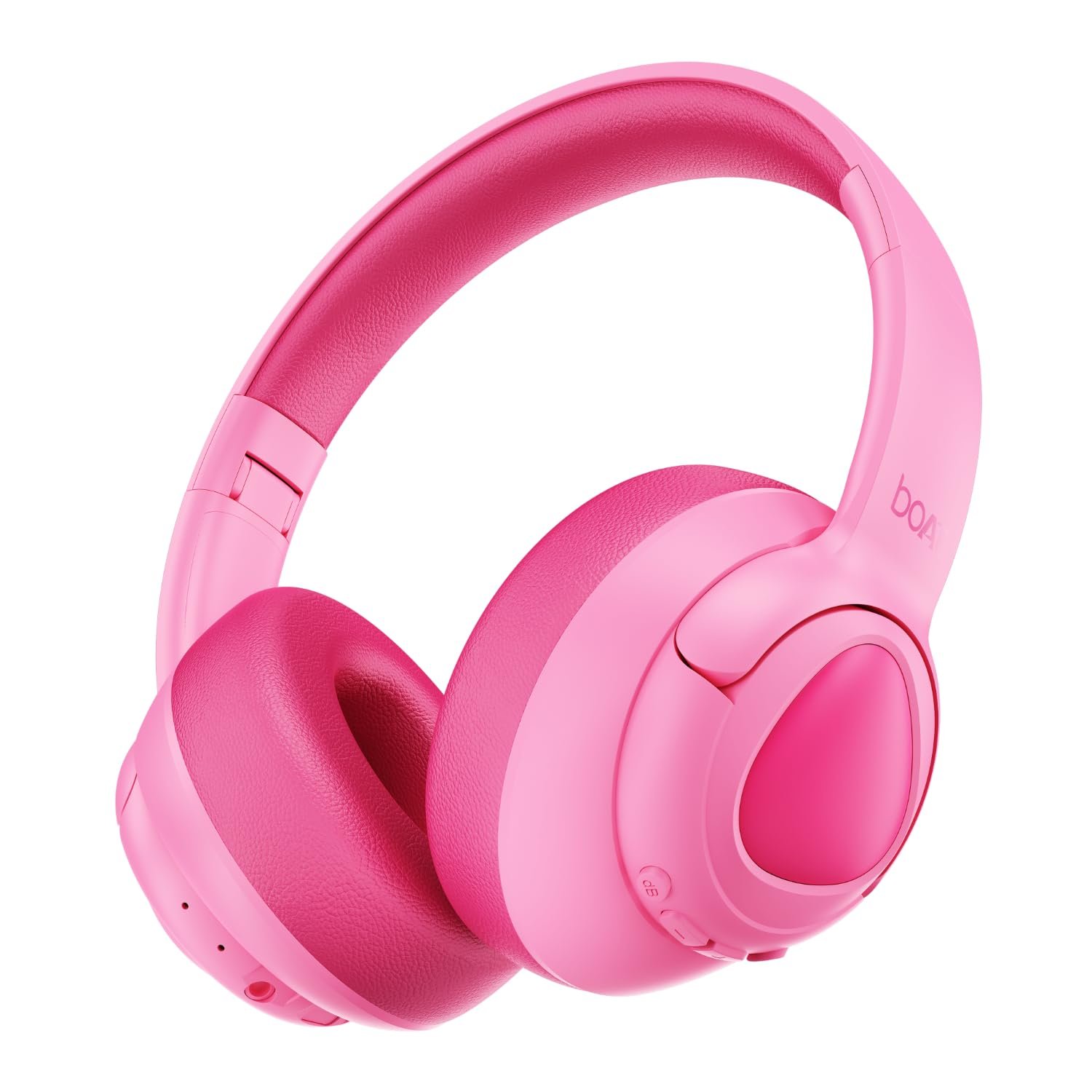 boAt Sailor Play Wireless Kids Headphone w/85dB Volume Limiter, 40mm Driver Tuned for Kids, Soft & Plush Earcups, Lightweight & Durable Build, Adaptive Fit, 60H Battery, Bluetooth v5.4(Bubbleg
