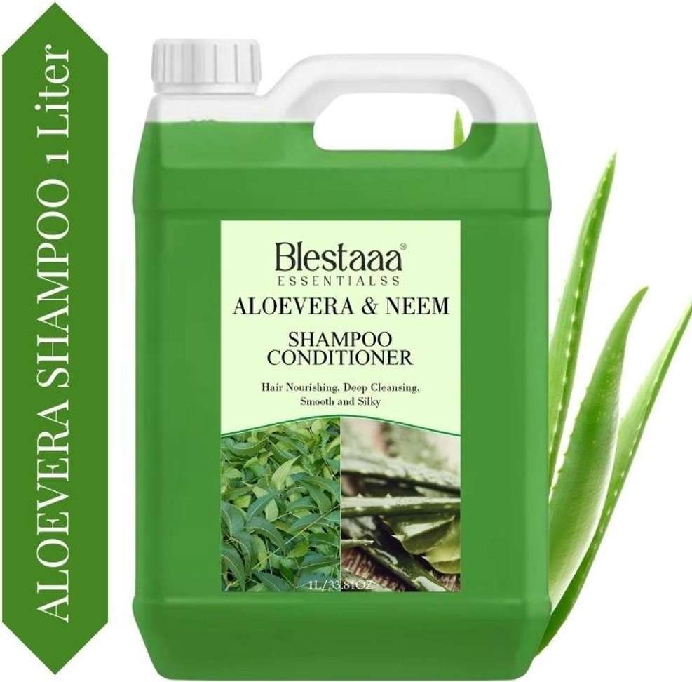 blestaaa essentialss natural neem aloe vera juice cleanser shampoo men women