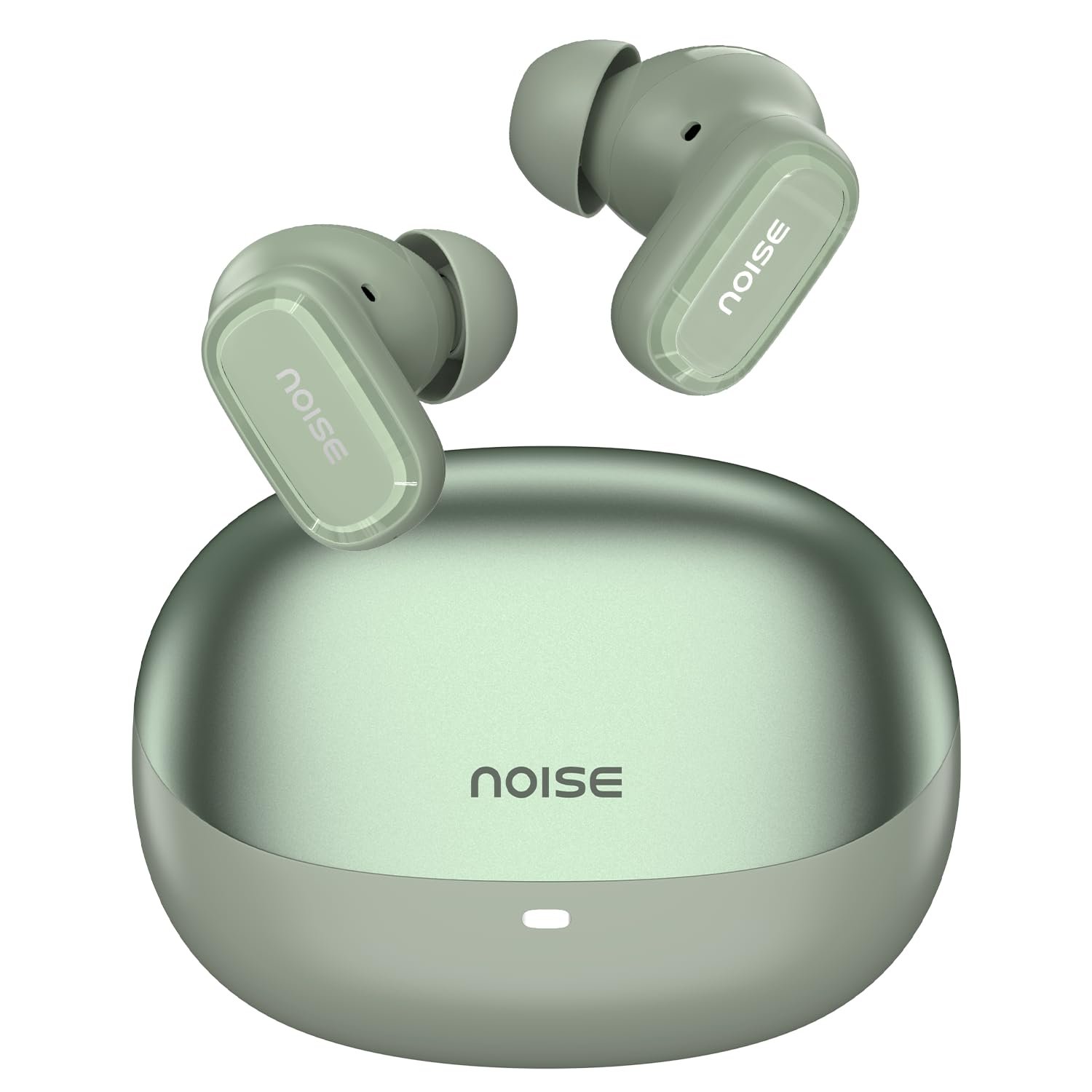 Noise Newly Launched Buds Connect 3 Truly Wireless Earbuds with 40H of Playtime, Quad Mic with ENC, Low Latency, 10mm Driver, BT V5.4(Sage Green)