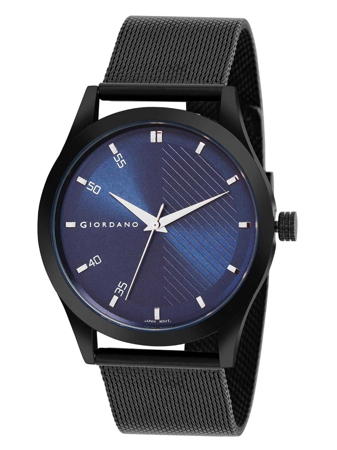 Giordano Analog Watch for Men Stylish Metal Strap| 3 Hands Mechanism with Water Resistant Wrist Watch GZ-50110