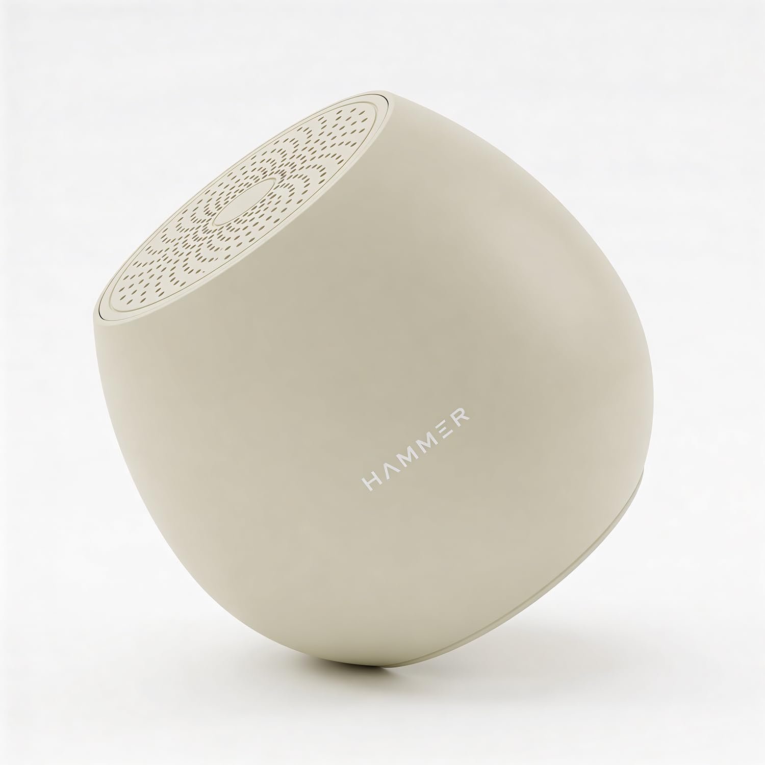HAMMER Drop X1 5W Bluetooth Speaker with Twin Pairing, Bluetooth v6.0, 32 Hours Playtime, 52mm Drivers (Beige)
